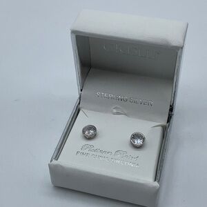 CRISLU Sterling silver cubic zirconia studs